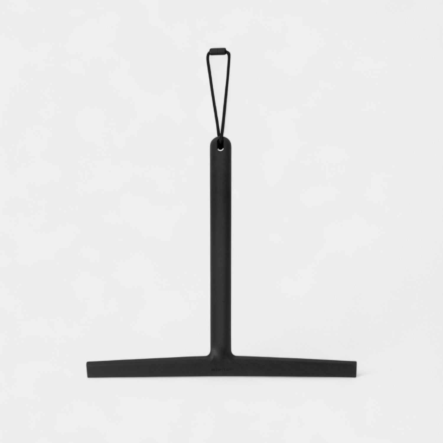 Nordic Matte Black Shower Squeegee - Water Stain Remover for Glass Shower Doors & Bathroom Tiles - Perfect for Daily Cleaning and Streak-Free Shine