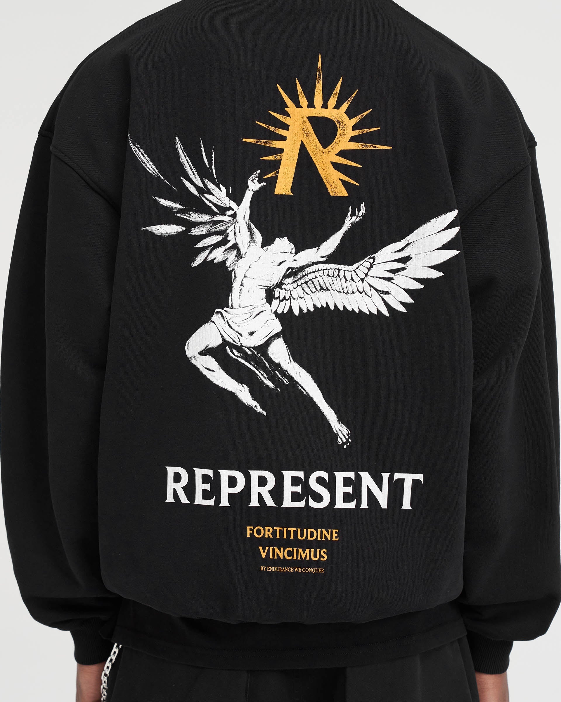 Icarus Sweater - Premium Jet Black Knit Pullover for Men & Women | Cozy Winter Fashion, Casual Outfit & Layering Essential