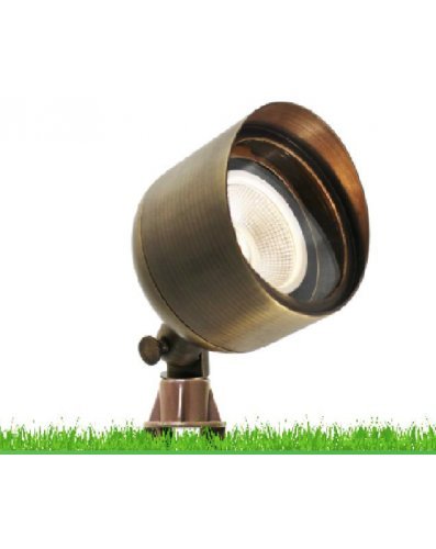 Westgate Lighting LED Landscape Spot Lights - Outdoor Brass Well Lights with Antique Bronze Finish (PAR36 Bulb Not Included) - Perfect for Garden, Pathway, and Patio Illumination