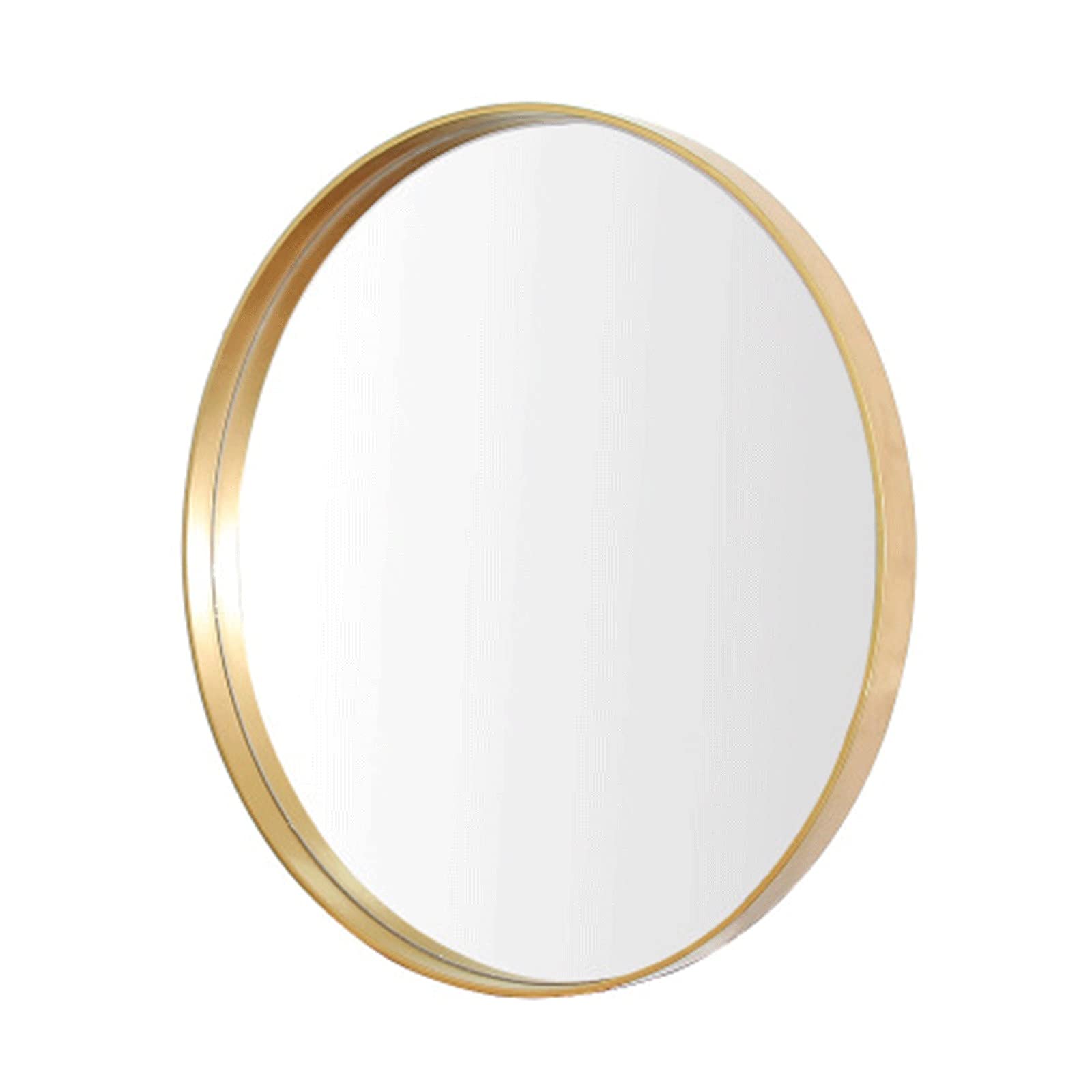 LAMZH 70CM Gold Wall Mounted Mirror - Elegant Bathroom Makeup & Shaving Mirror with Durable Frame, Perfect for Hallway & Vanity Decor (50LM Size) | Ideal for Modern Home & Spa-Like Bathroom Experience