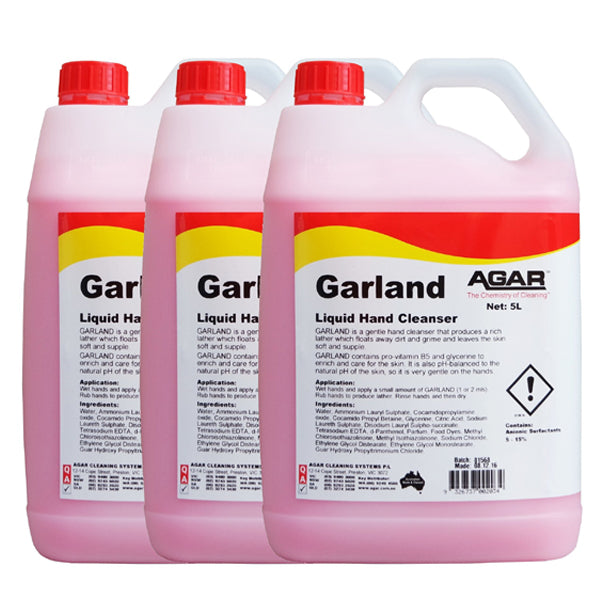 Organic Agar Garland Hand Wash - Natural & Gentle Cleansing for Soft Skin - Perfect for Daily Use, Spa & Bathroom Essentials