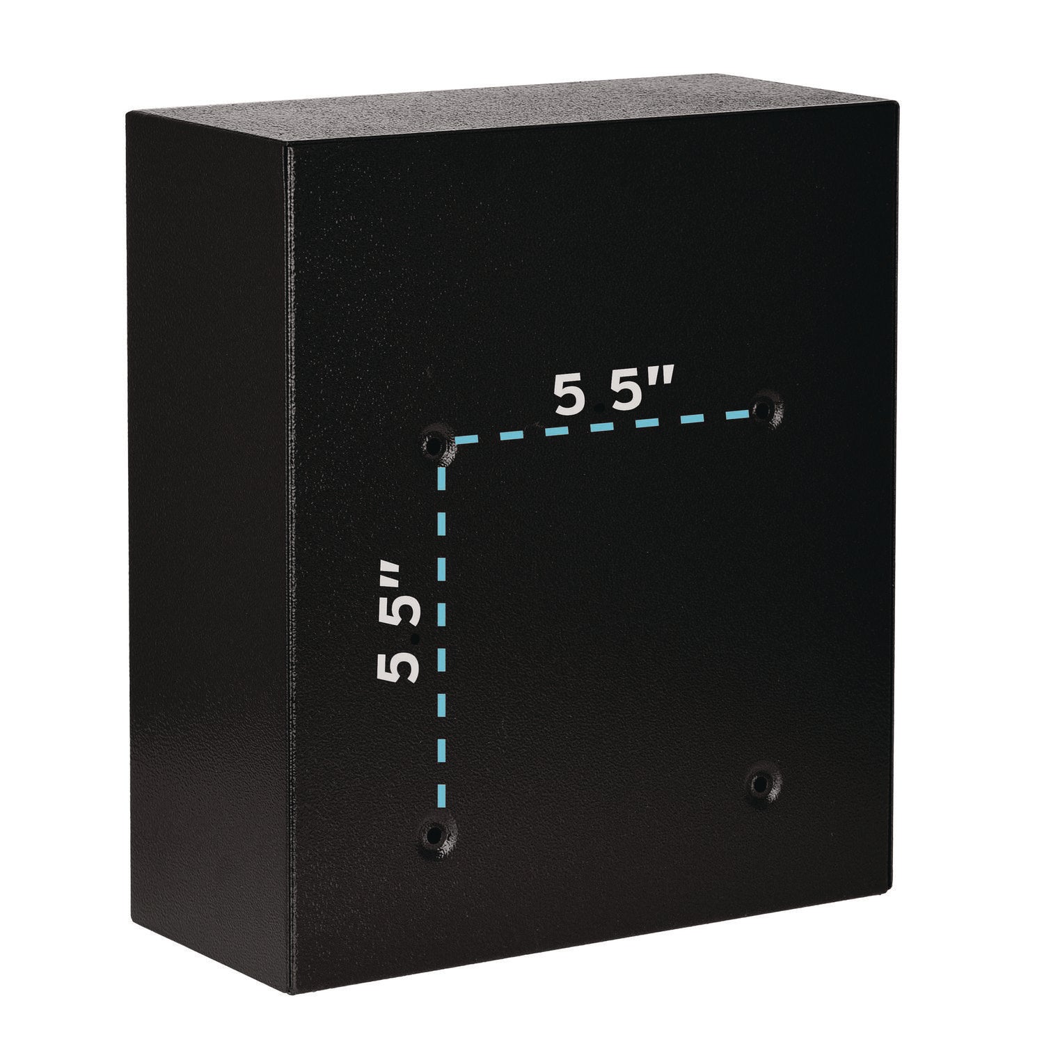 AdirOffice Medium Ultimate Wall Mounted Mailbox - 10.4 x 4.5 x 12 Inches, Black - Weatherproof Outdoor Mail Slot for Home, Office & Apartment - Perfect for Letters, Packages & Newspaper Delivery