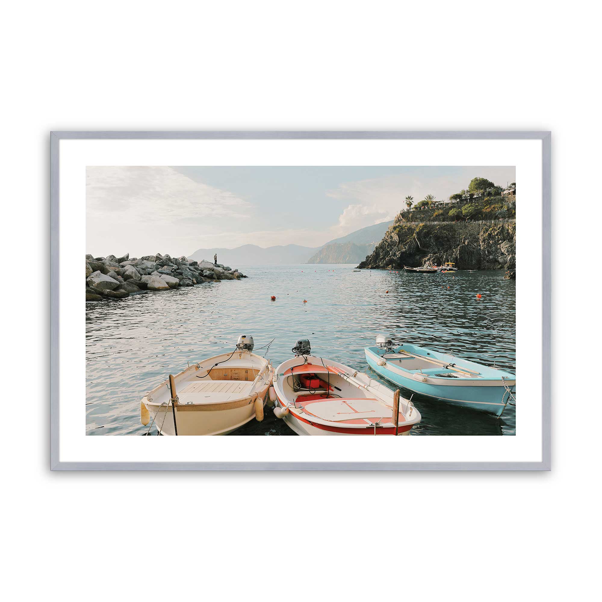 Dockside Dreams Print - Coastal Wall Art Decor for Beach House, Living Room & Bedroom | Nautical Themed Home Decor for Seaside & Ocean Lover Gifts