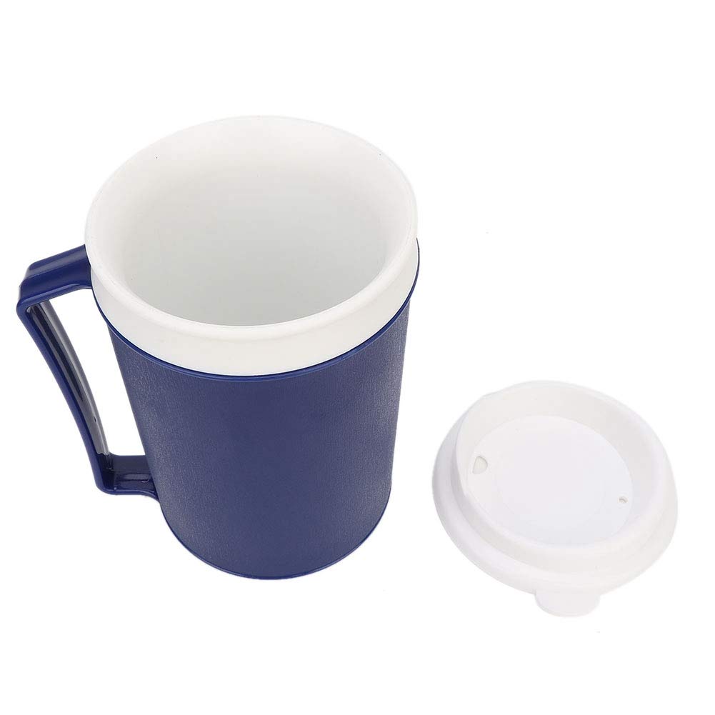 Insulated Travel Mug with Lid - Stainless Steel Hot & Cold Beverage Container for Coffee, Tea, and Water - Perfect for Office, Commuting, and Outdoor Activities