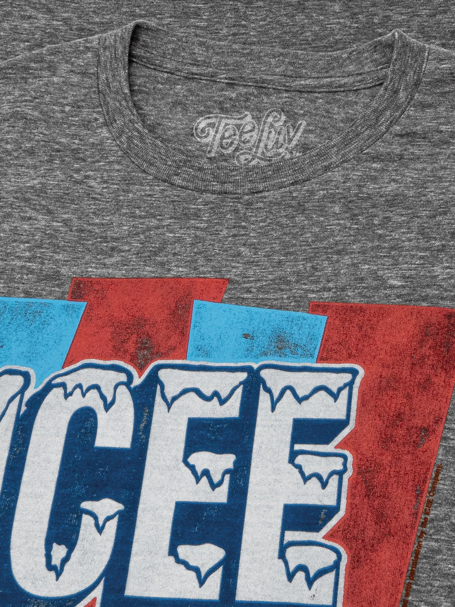 Tee Luv Men's Vintage ICEE Logo T-Shirt - Retro Frozen Drink Graphic Tee for Casual Wear & Summer Outfits