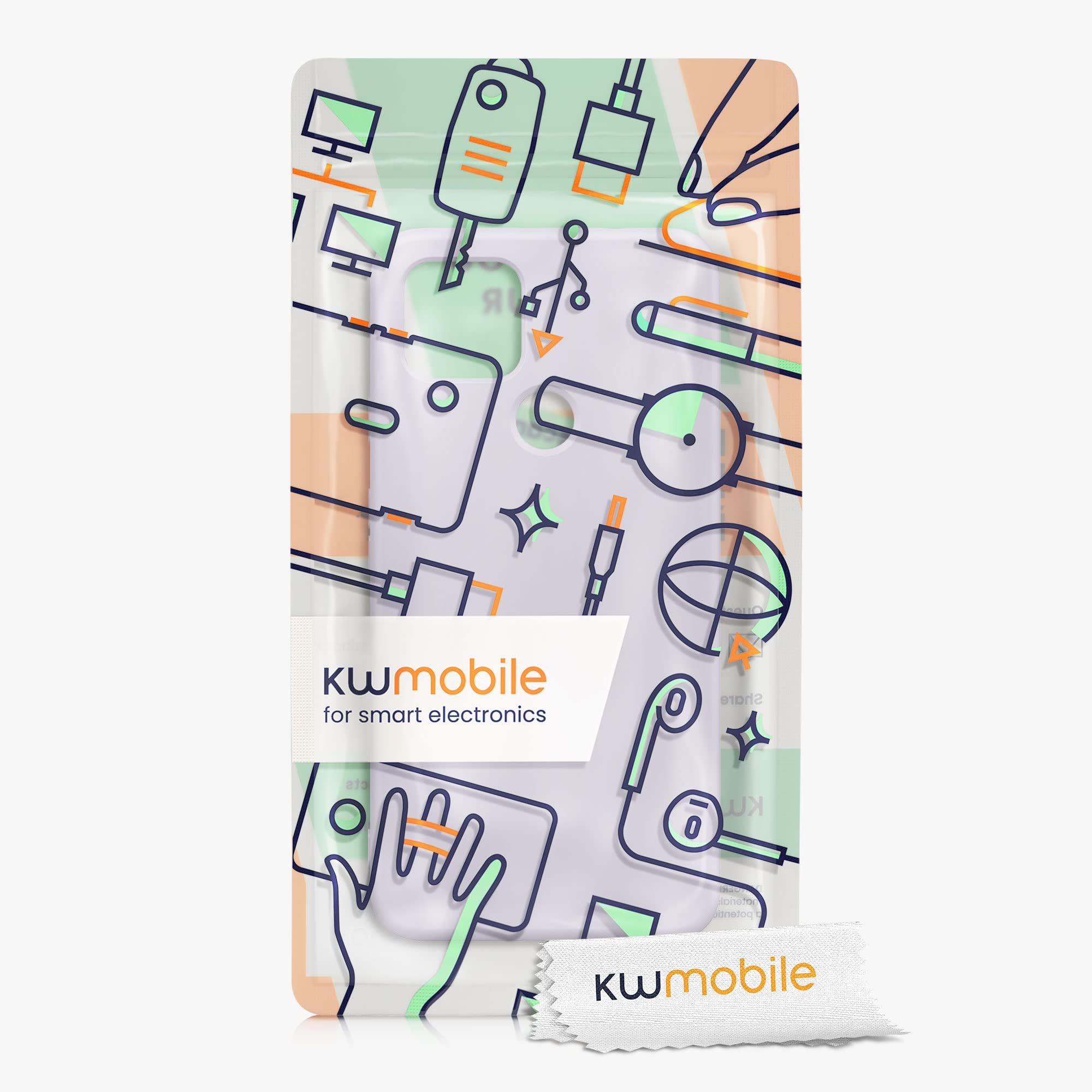 Slim TPU Case for Google Pixel 4a 5G - Purple Cloud | Protective Phone Cover for Everyday Use