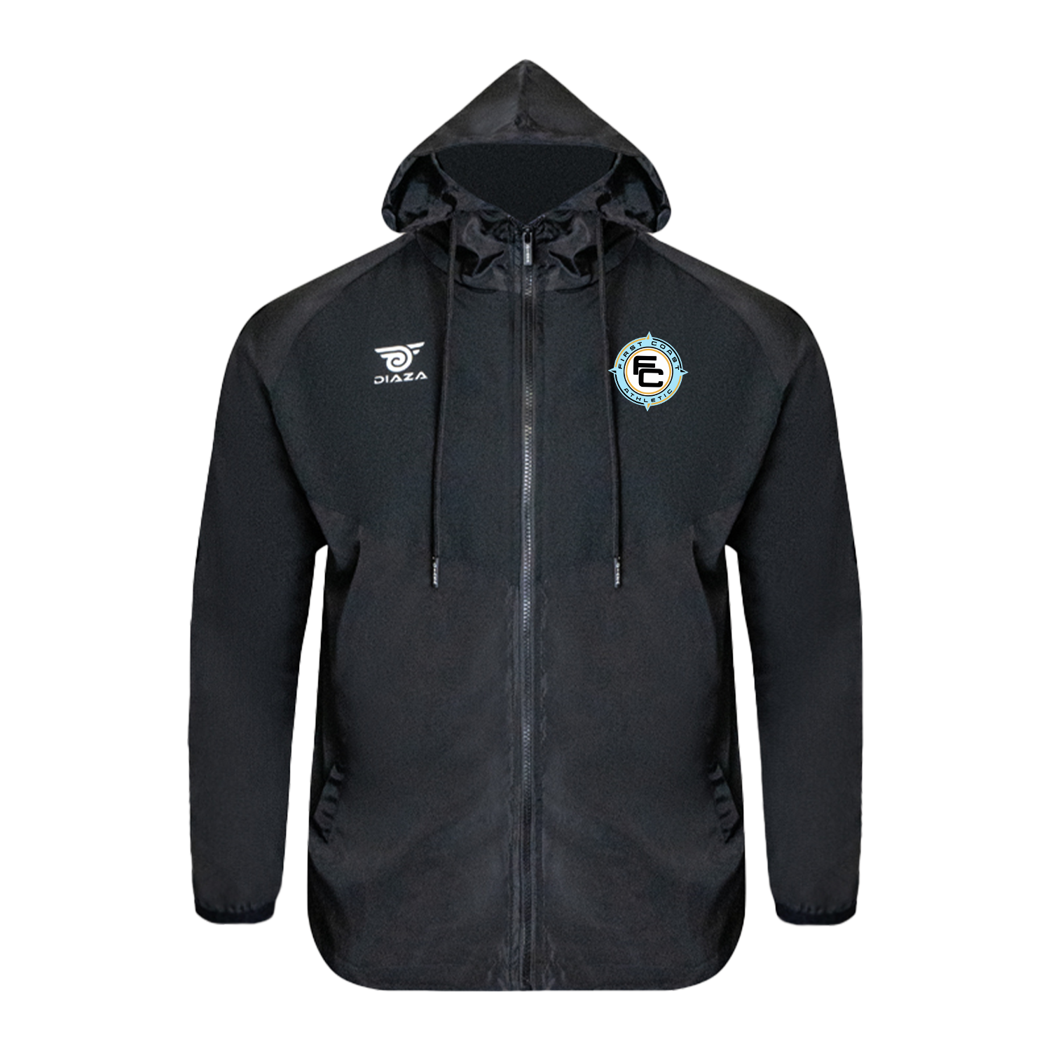 First Coast Athletic Shadow Windrunner - Lightweight Running Jacket for Men & Women - Water-Resistant & Breathable - Perfect for Jogging, Hiking & Outdoor Sports
