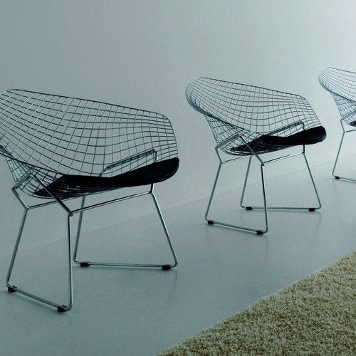 Harry Bertoia Diamond Wire Armchair - Mid-Century Modern Lounge Chair for Living Room, Office & Patio - Iconic Knoll Design for Stylish Home Decor
