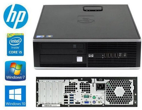 HP Compaq 8200 Elite Pro SFF Desktop PC - Intel Core i5 3.3GHz, 8GB RAM, 500GB HDD, Windows 7 Professional - Perfect for Home Office, Business & Everyday Computing