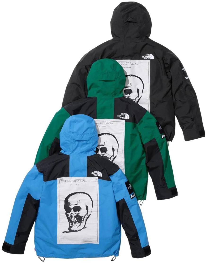 Supreme x The North Face Mountain Jacket - Waterproof Windproof Winter Coat for Hiking & Outdoor Adventures