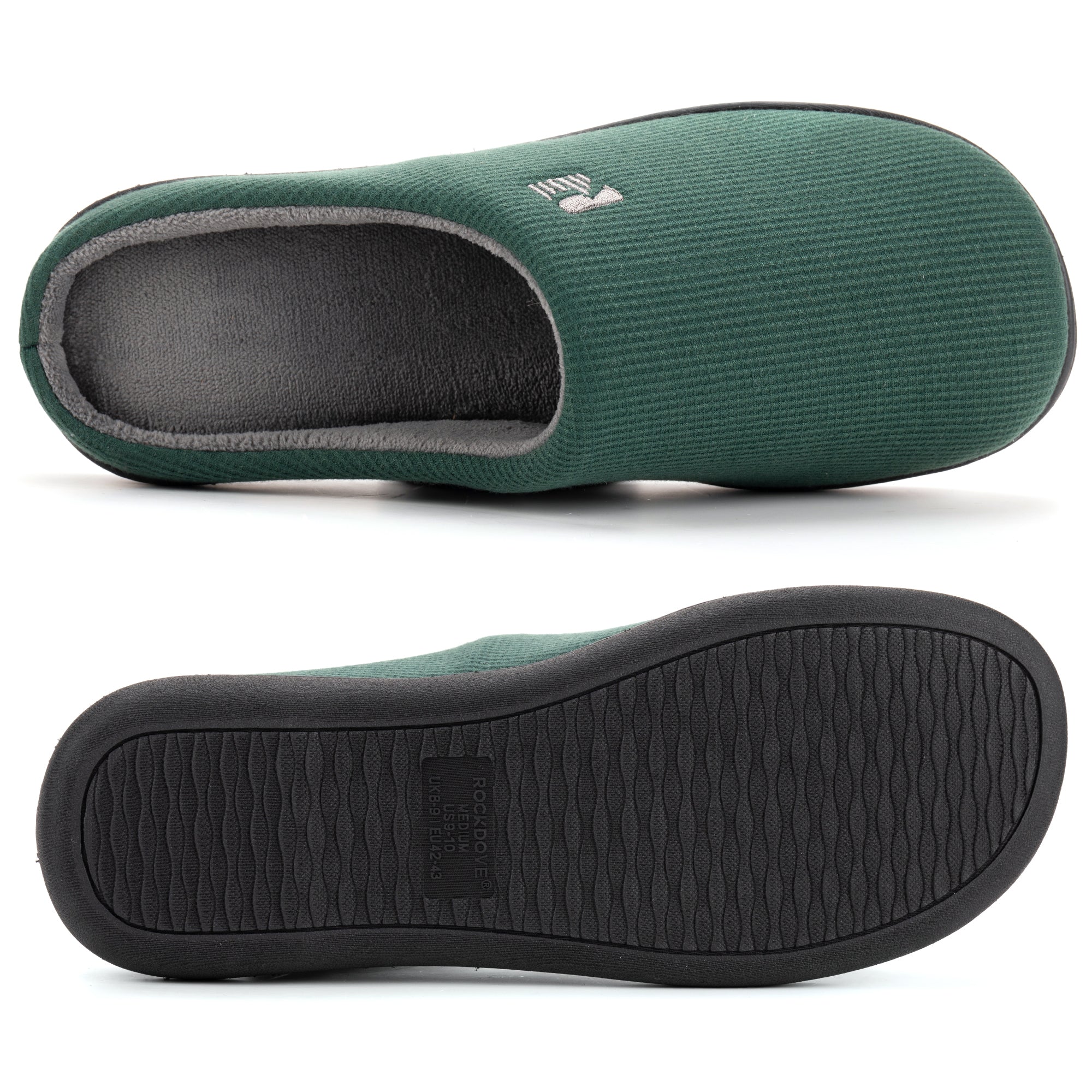 Men's Comfortable Two-Tone Memory Foam Slippers - Soft Indoor/Outdoor House Shoes for Relaxation & Lounge Wear