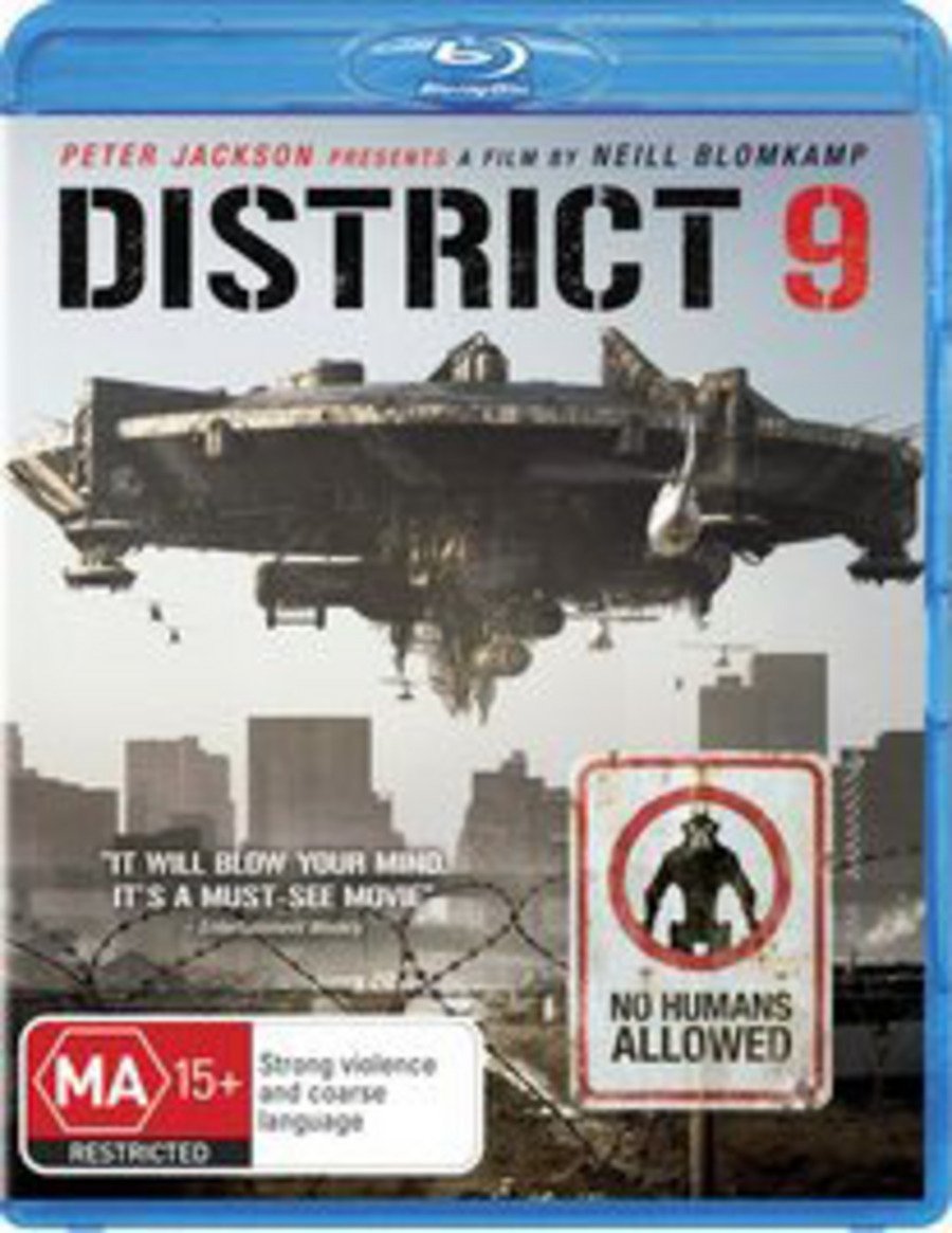 District 9 Blu-ray Movie | Sci-Fi Action Thriller Film | 4K Ultra HD & Digital Copy | Perfect for Home Theater & Sci-Fi Movie Nights