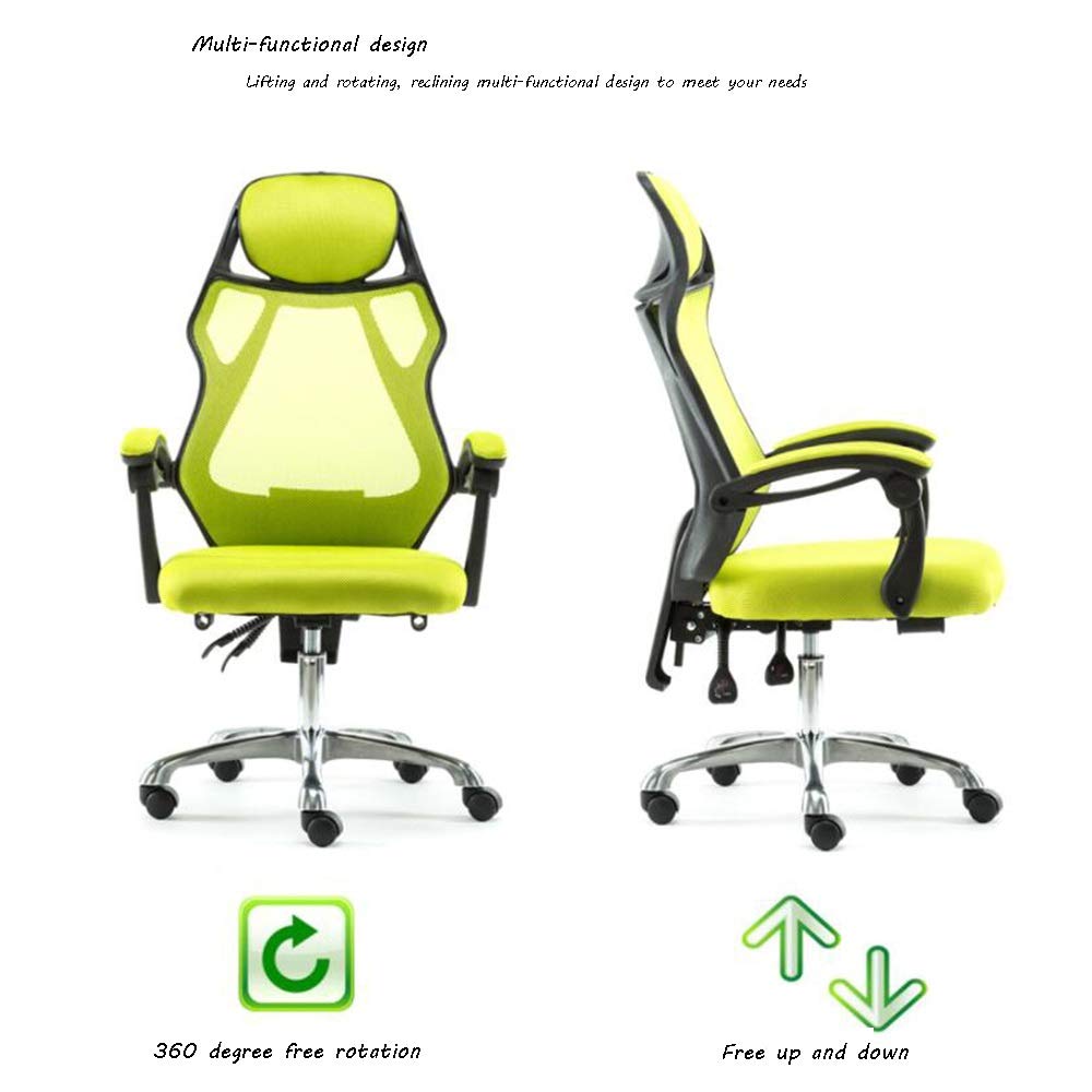 Premium High-Back Ergonomic Office Chair - Adjustable Height & Reclining Racing Style Computer Chair for Home Office, Gaming & Study - White Frame with Orange Upholstery - Ideal for Long Work Sessions & Esports Gaming