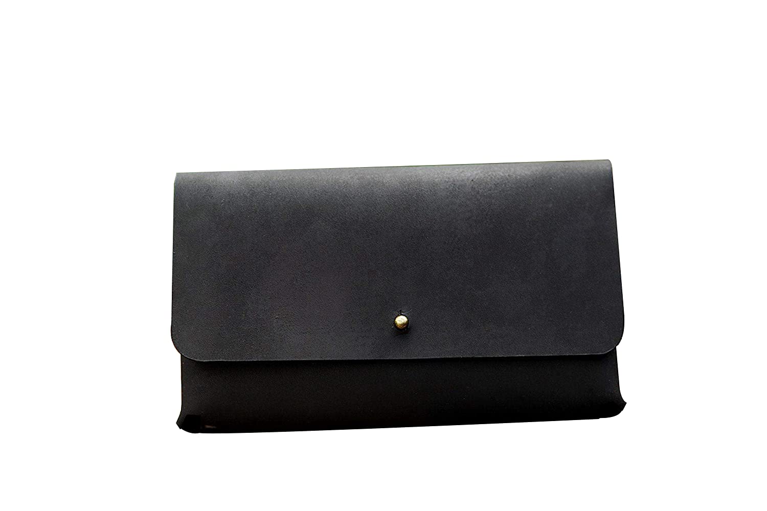 Premium Handcrafted Black Leather MacBook Charger Pouch - Protective Case for MacBook Power Adapter & Cord Organizer (Model MC11PB) - Perfect for Travel, Office & Home Use