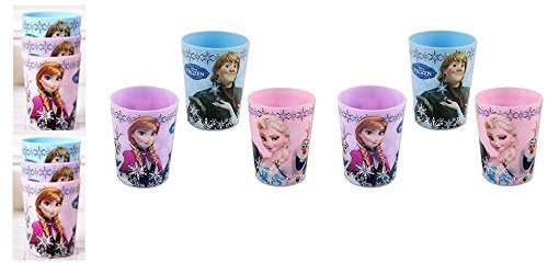 Disney Frozen Mini Cups 6 oz - 3-Piece Set (Pack of 2) - Perfect for Kids' Parties, Snacks & Frozen-Themed Events