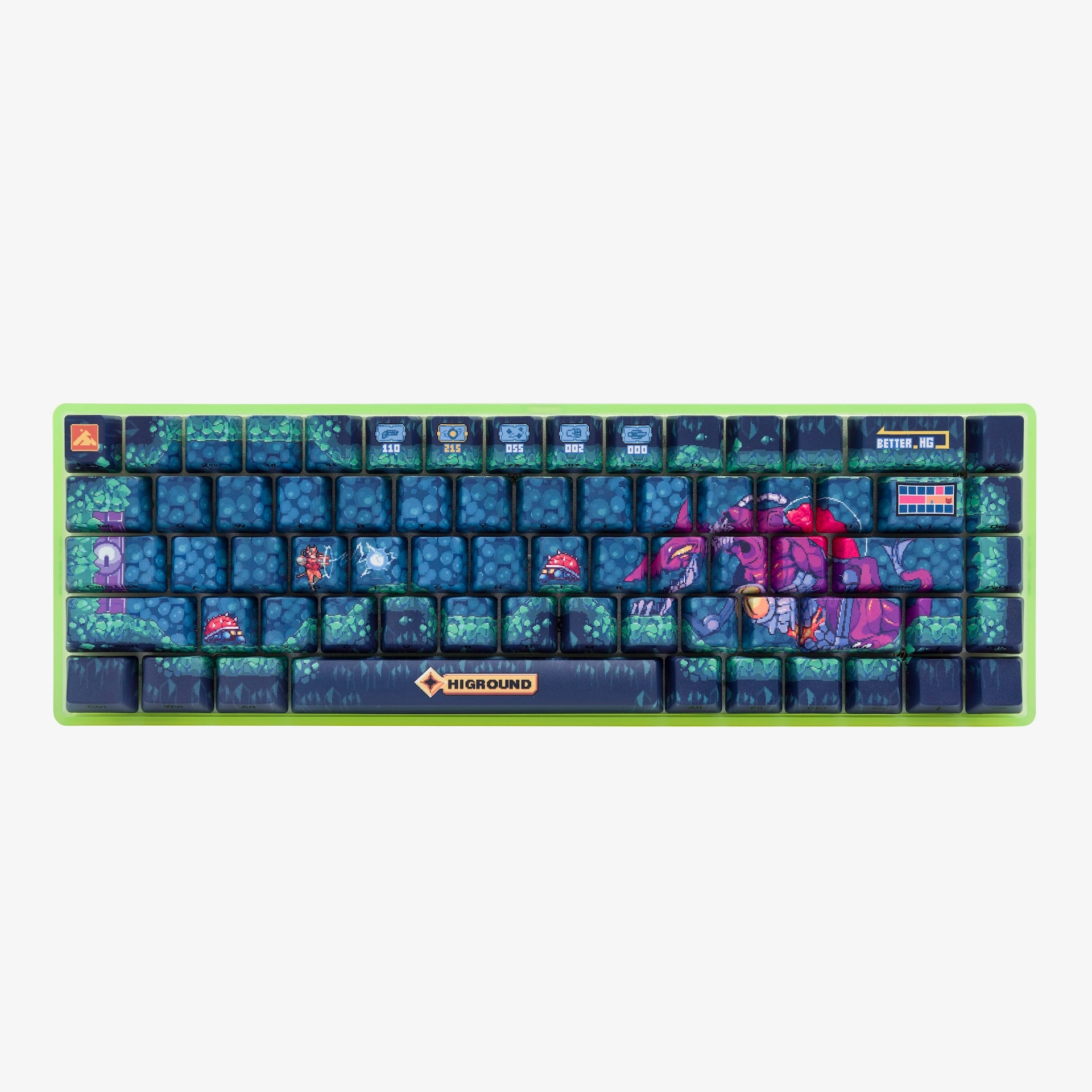 Higround 3 Basecamp 65+ Mechanical Gaming Keyboard - RGB Backlit, Hot-Swappable Switches for PC/Mac - Perfect for Esports, Streaming & Office Work