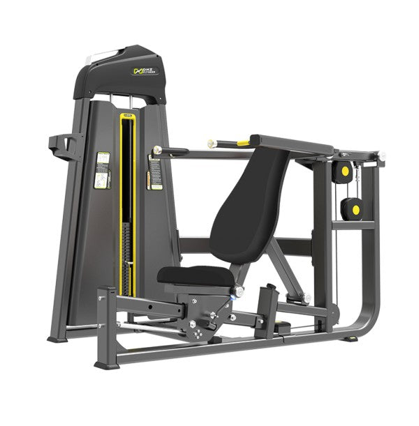 DHZ E1084B Adjustable Chest & Shoulder Press Machine - Home Gym Strength Training Equipment for Upper Body Workouts | Perfect for Home Fitness, Muscle Building & Toning