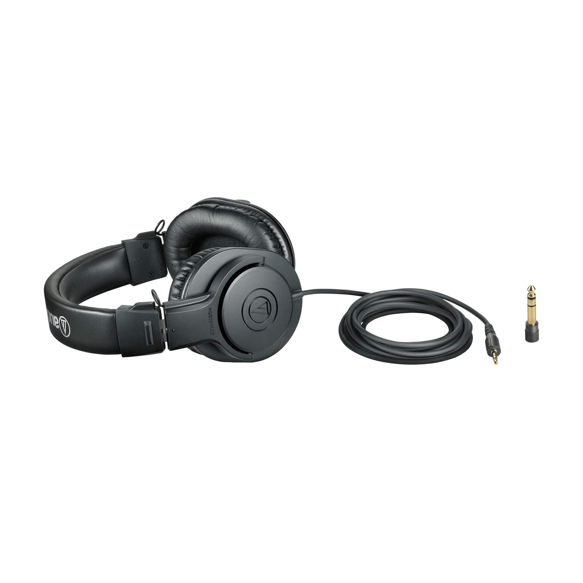 Zoom PodTrak P4 Portable Podcast Recorder & Audio-Technica ATH-M20X Professional Studio Headphones Bundle - Perfect for Podcasting, Voice Recording & Home Studio Setup