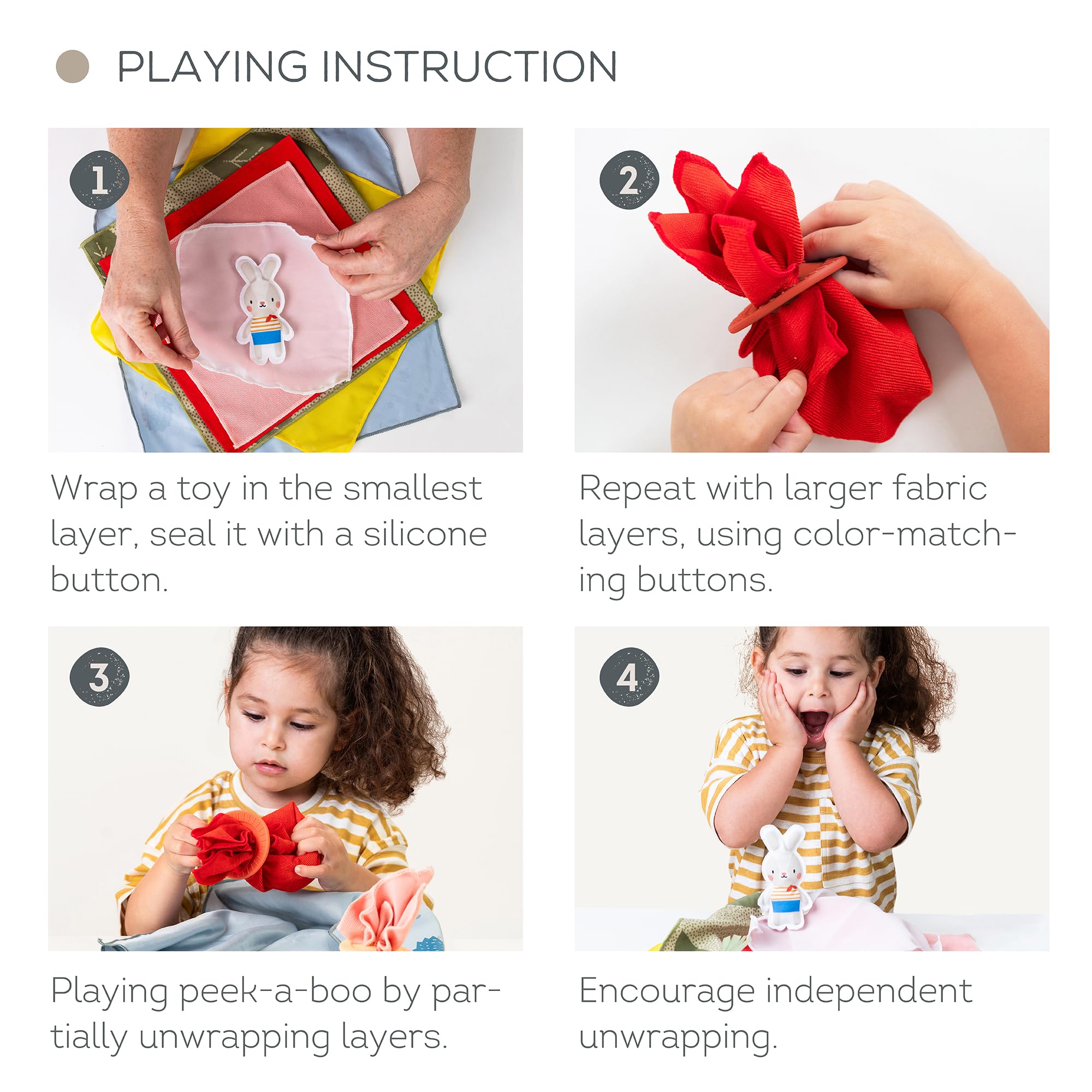Taf Toys 13335 Peek-A-Boo Baby Activity Toy - Interactive Sensory Play for Infants & Toddlers - Perfect for Nursery, Playtime & Early Learning Development
