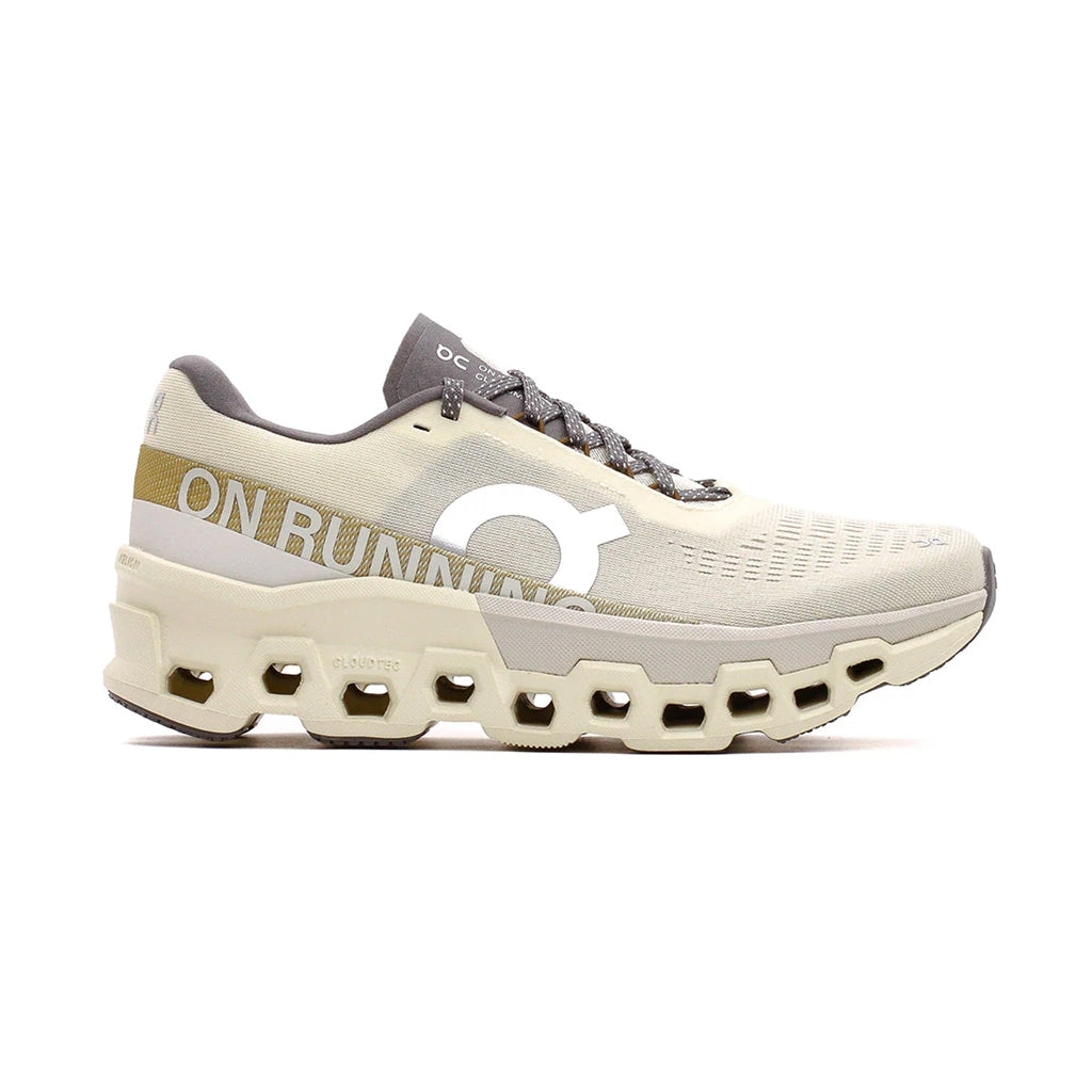 ON Running Cloudmonster 2 Men's Running Shoes - Cream (3ME10122569) | Lightweight Cushioned Sneakers for Jogging, Gym & Daily Wear
