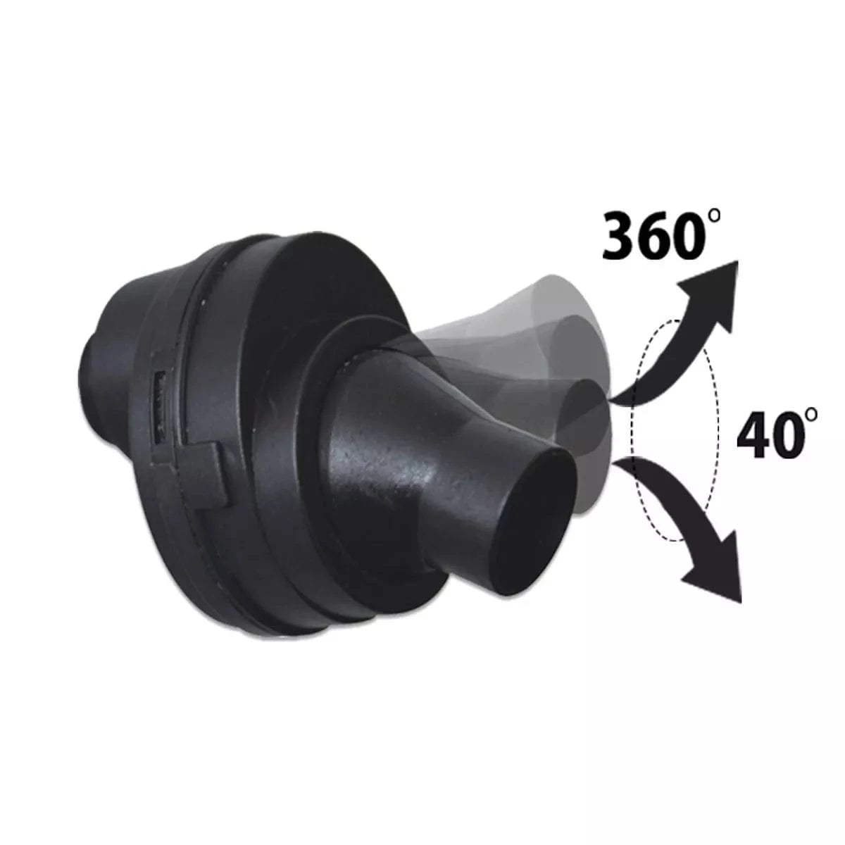 Innovative Marine Spin Stream Nozzle - 360° Rotating Water Flow for Aquarium & Fish Tank - Enhance Water Circulation & Oxygenation for Healthy Fish & Coral - Perfect for Saltwater & Freshwater Tanks