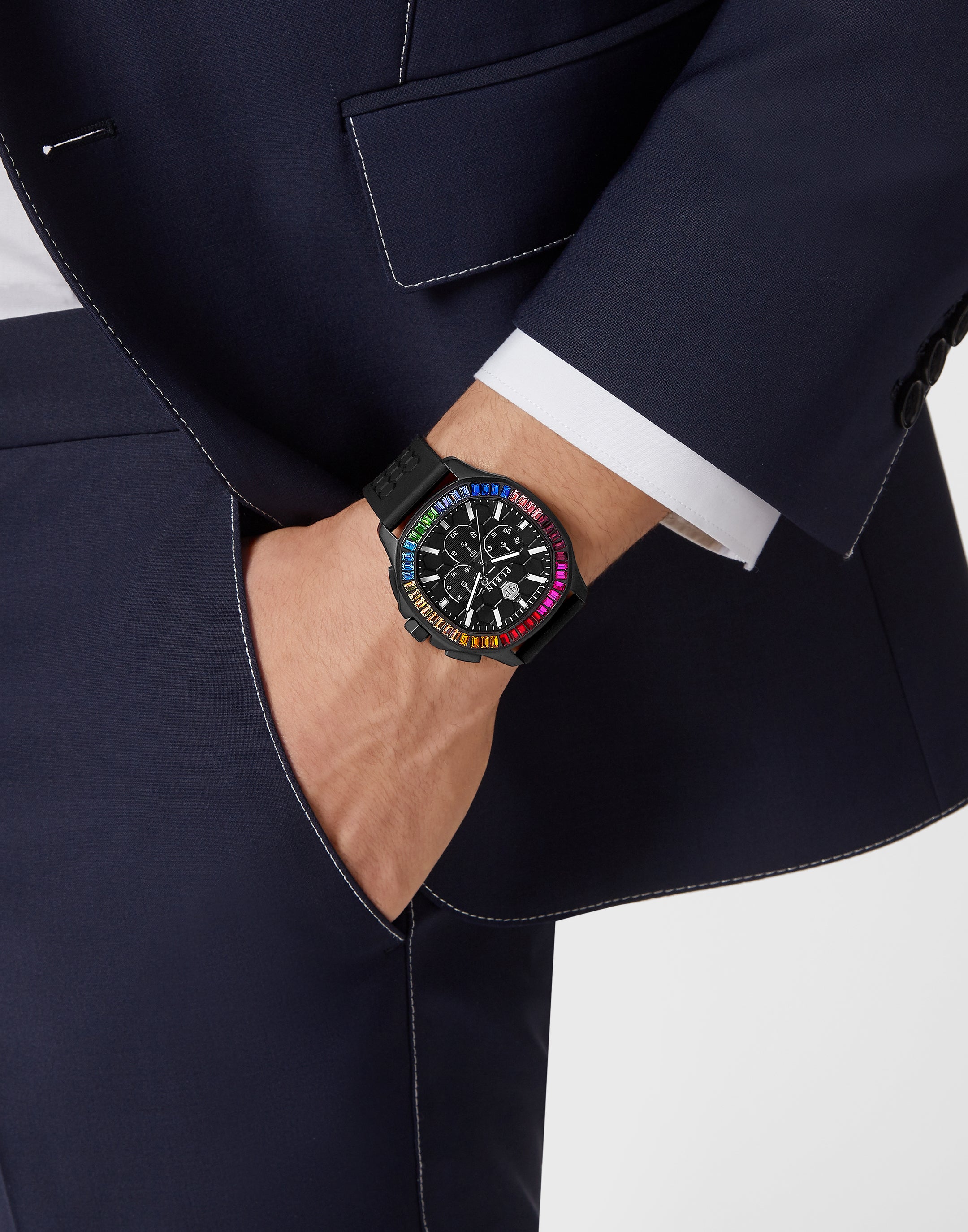 Spectre Chrono Watch - Premium Stainless Steel Men's Chronograph Watch with Date Display - Perfect for Business, Casual & Outdoor Activities