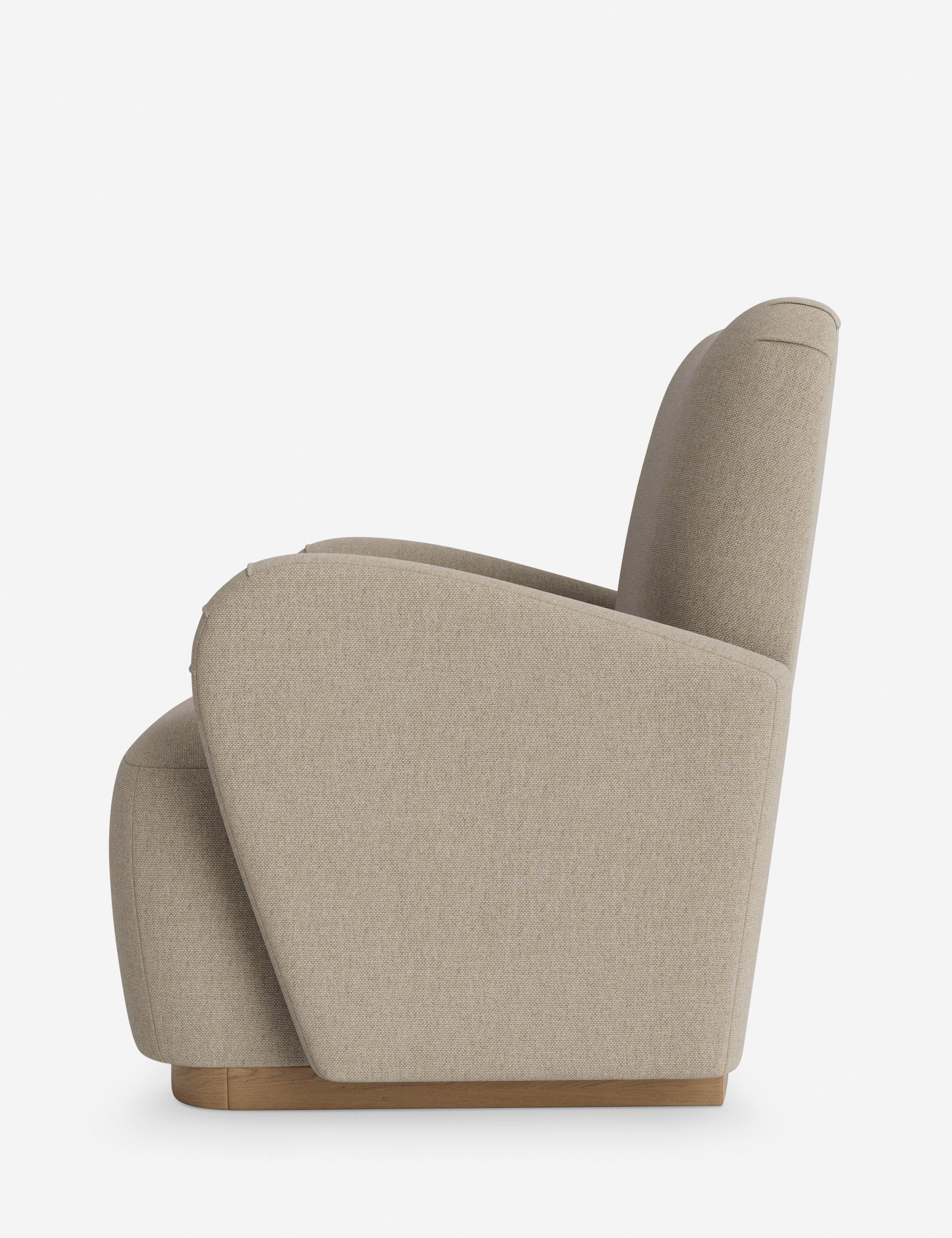 Modern Bei Accent Chair by DISC Interiors - Mid-Century Inspired Lounge Chair for Living Room, Bedroom & Office Decor