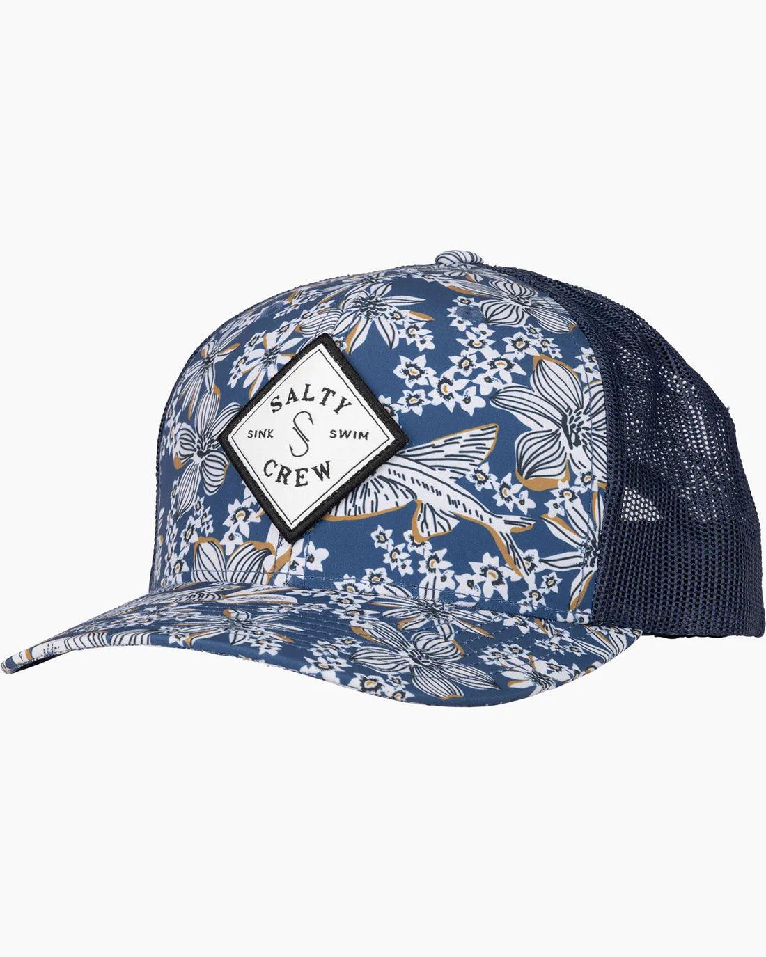 Salty Crew Sealine Women's Retro Trucker Hat - Vintage Style Adjustable Snapback Cap for Fishing, Boating & Outdoor Activities