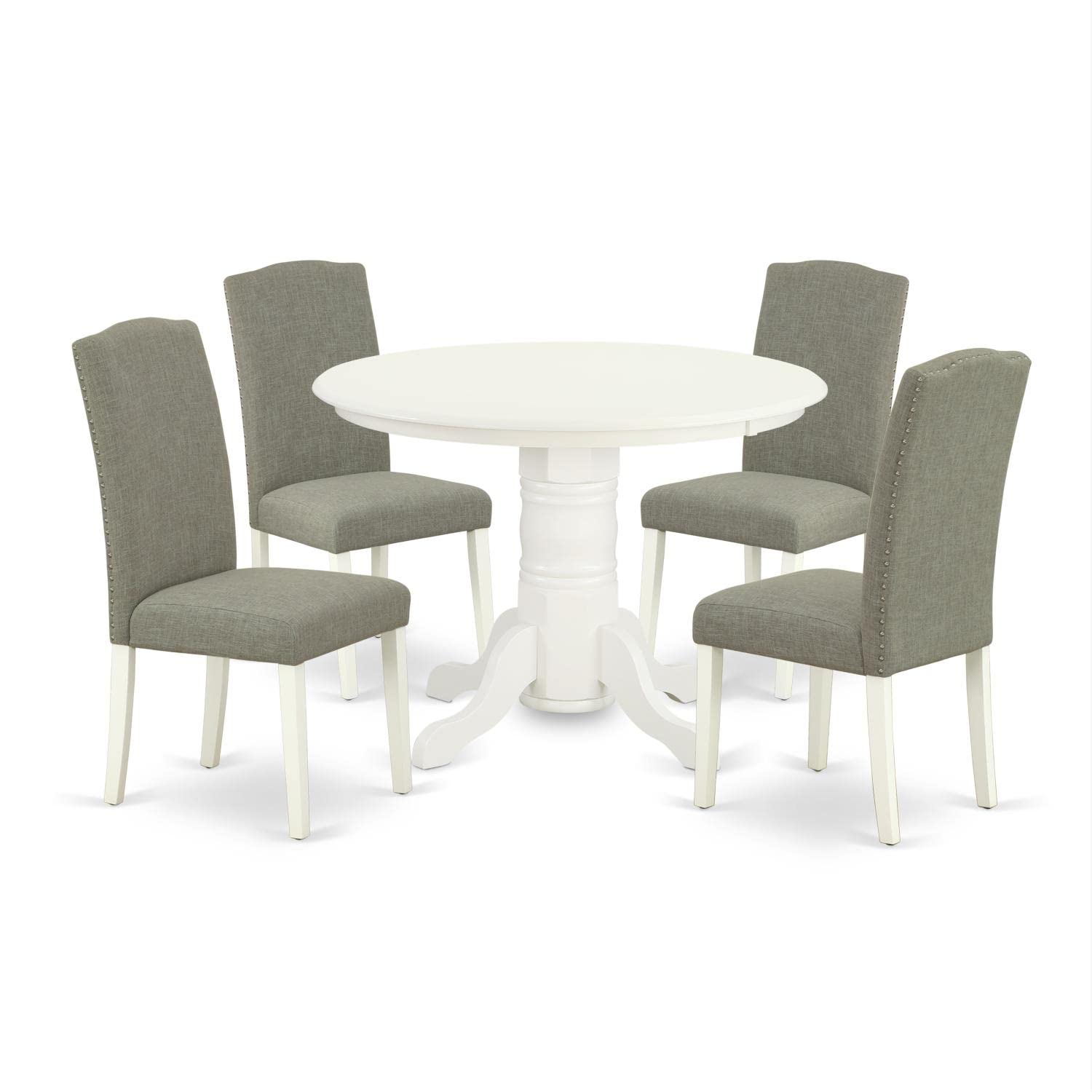 East West Furniture 5-Piece Kitchen Table Set - 42