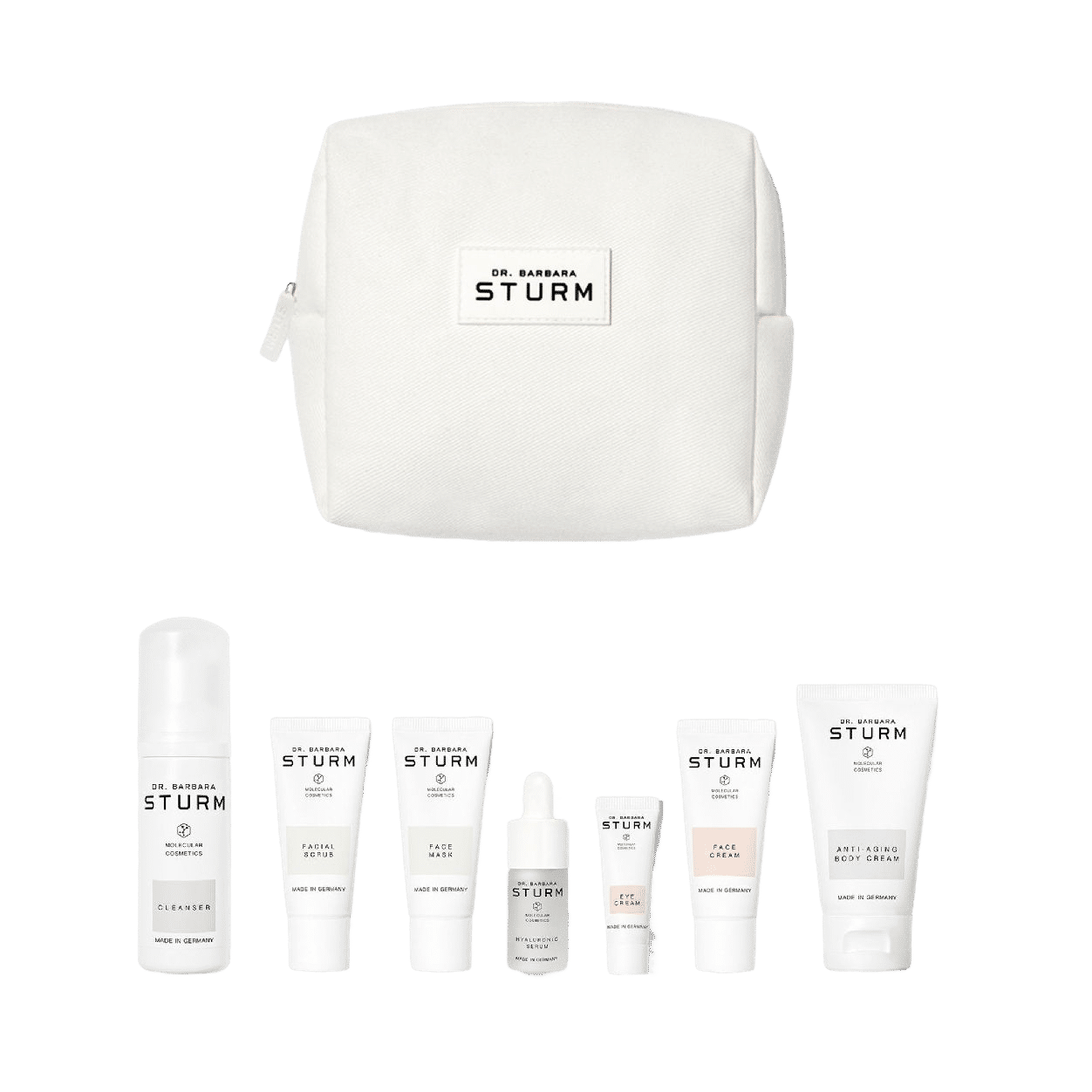 Dr. Barbara Sturm Discovery Kit - Anti-Aging Skincare Set with Hyaluronic Acid & Vitamin C - Perfect for Travel & Daily Skincare Routine