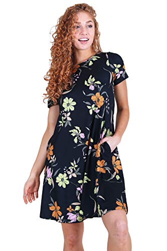 Floral Lily Black