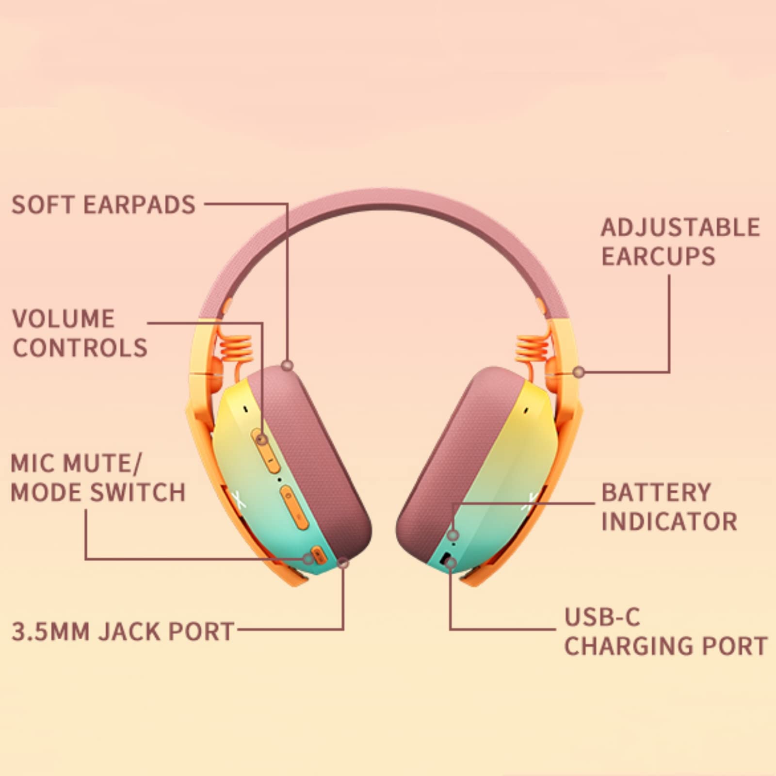 SOMIC G810 Wireless Gaming Headset - 2.4G Low Latency Bluetooth 5.2 Headphones with Built-in Mic for PC, PS4, PS5, Laptop | 50H Battery Life, RGB Lighting, Foldable Design | Perfect for Gaming, Streaming & Online Meetings (Xbox Compatible in Wired Mode)
