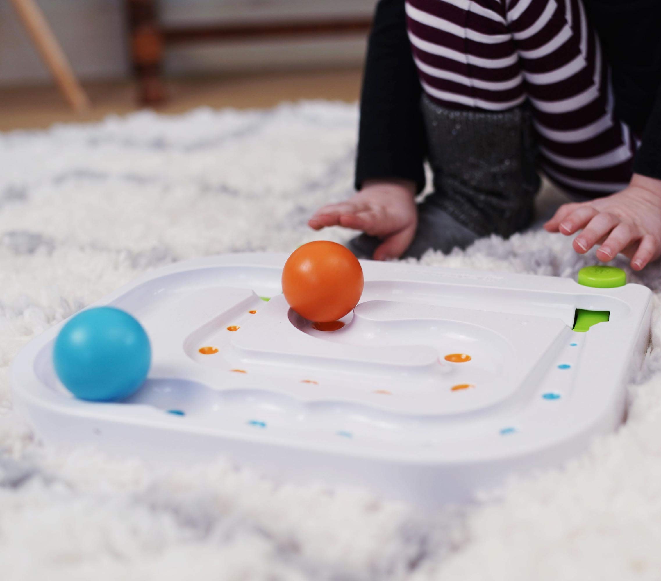 Fat Brain Toys 50130 Colorful Marble Run Set - STEM Educational Building Toy for Kids Ages 4+ | Perfect for Indoor Play, Birthday Gifts & Classroom Activities