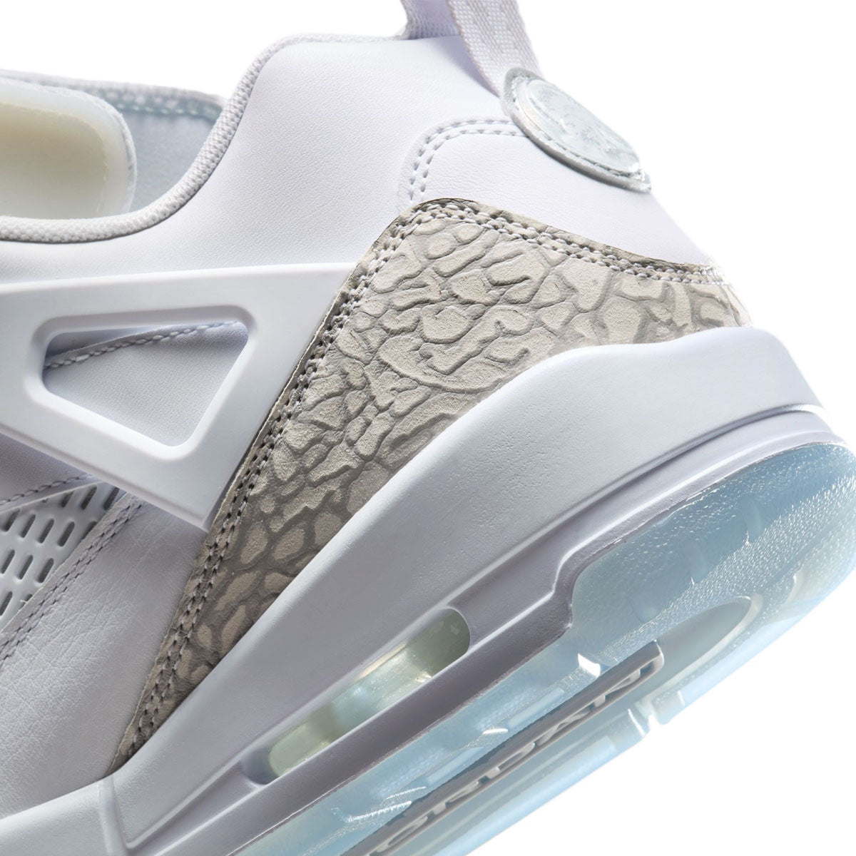 Jordan Spizike Low Sneakers - White & Light Grey Basketball Shoes for Men | Casual Wear & Street Style