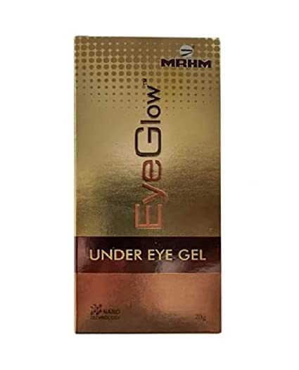 Eye Glow Gel - 100% Natural Dark Circle & Wrinkle Remover for Puffiness & Fine Lines | Men & Women | Day & Night Eye Care for Tired Eyes