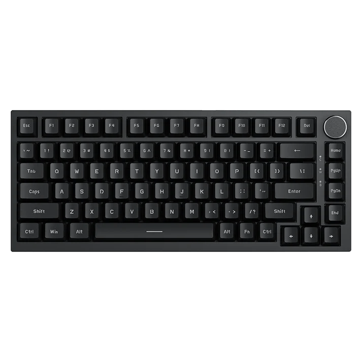 Ajazz AK820 Black Mechanical Gaming Keyboard with White Backlit - Red Switch (Linear) for PC, Mac, Typing & Esports