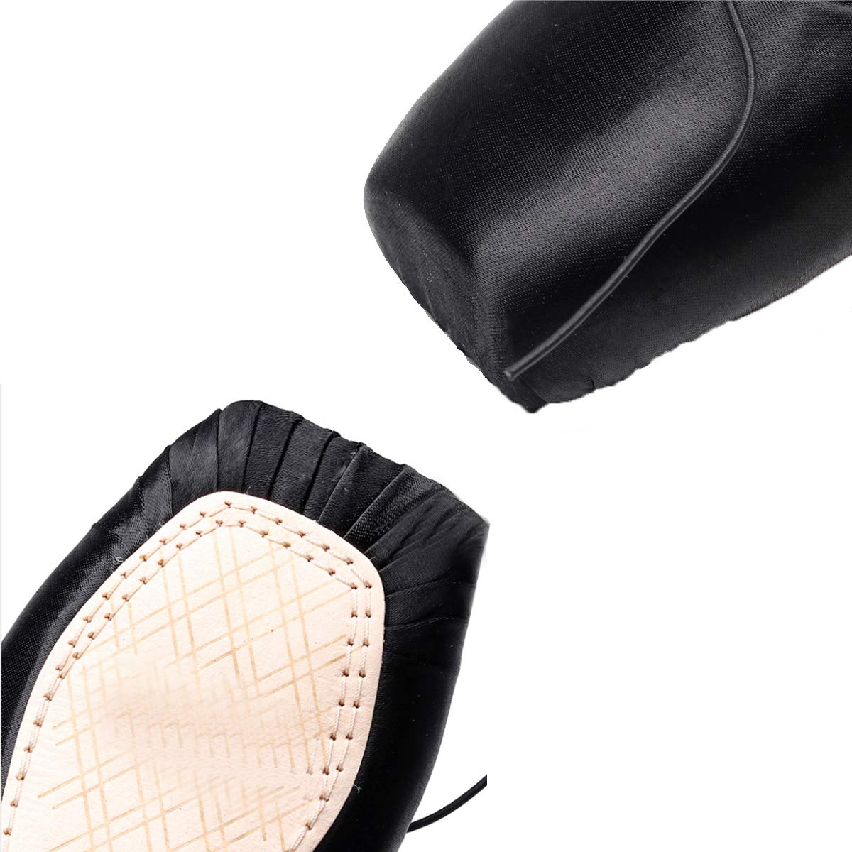 Professional Ballet Pointe Shoes for Girls & Women - Satin Dance Toe Shoes with Comfortable Fit - Perfect for Ballet Classes, Performances & Dance Practice