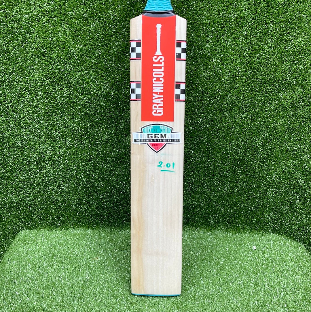 Gray Nicolls Academy Junior/Youth English Willow Cricket Bat - Perfect for Training & Matches | Lightweight & Durable for Young Players