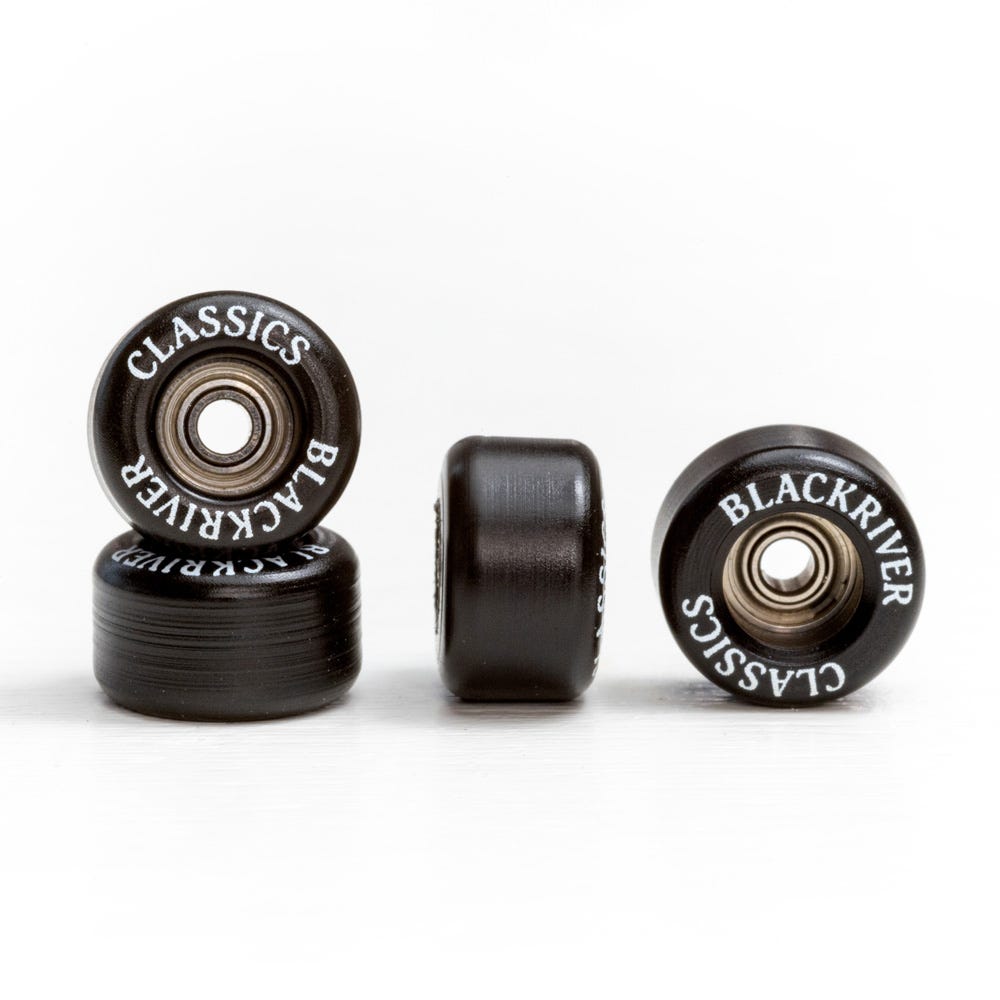 Blackriver Classics Fingerboard Wheels - Premium Skateboard Mini Wheels for Tech Decks & Fingerboards - Perfect for Tricks, Stunts & Collectors