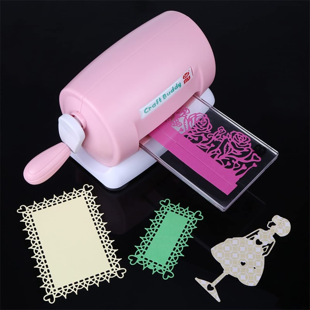 DIY Die Cutting & Embossing Machine for Paper Crafts - Scrapbooking, Card Making, Photo Albums & Decorative Projects - Portable Handheld Embosser & Die Cutter for Creative Crafting