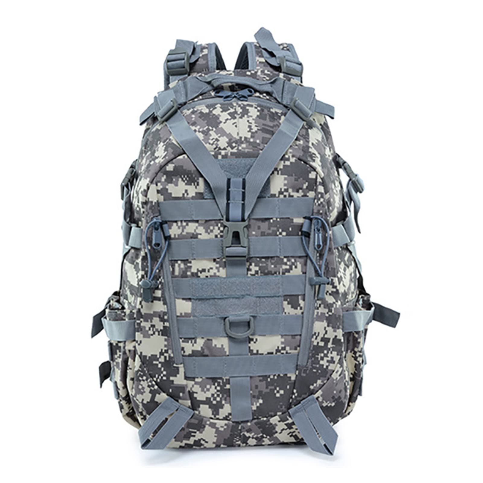40L Camping Backpack - Lightweight Hiking Backpack with Insect Protection, Water Resistant & Durable for Outdoor Travel, Hiking & Adventure (ACU Color) - Perfect for Camping Trips, Backpacking & Daily Commute