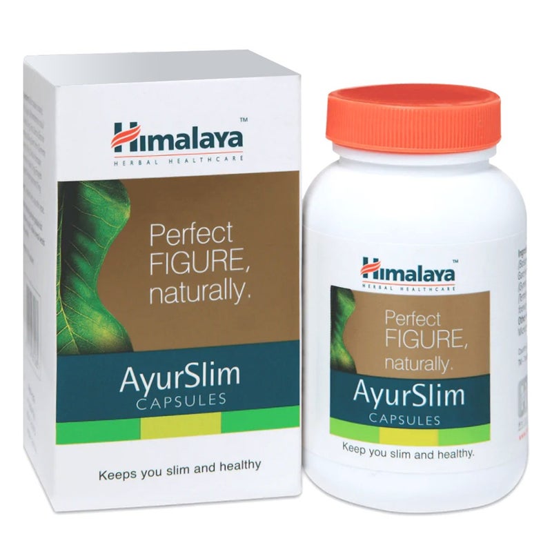 Himalaya Ayurslim Herbal Weight Loss Capsules - 120 Count | Natural Fat Burner & Metabolism Booster for Healthy Weight Management | Perfect for Daily Wellness Routine & Fitness Goals