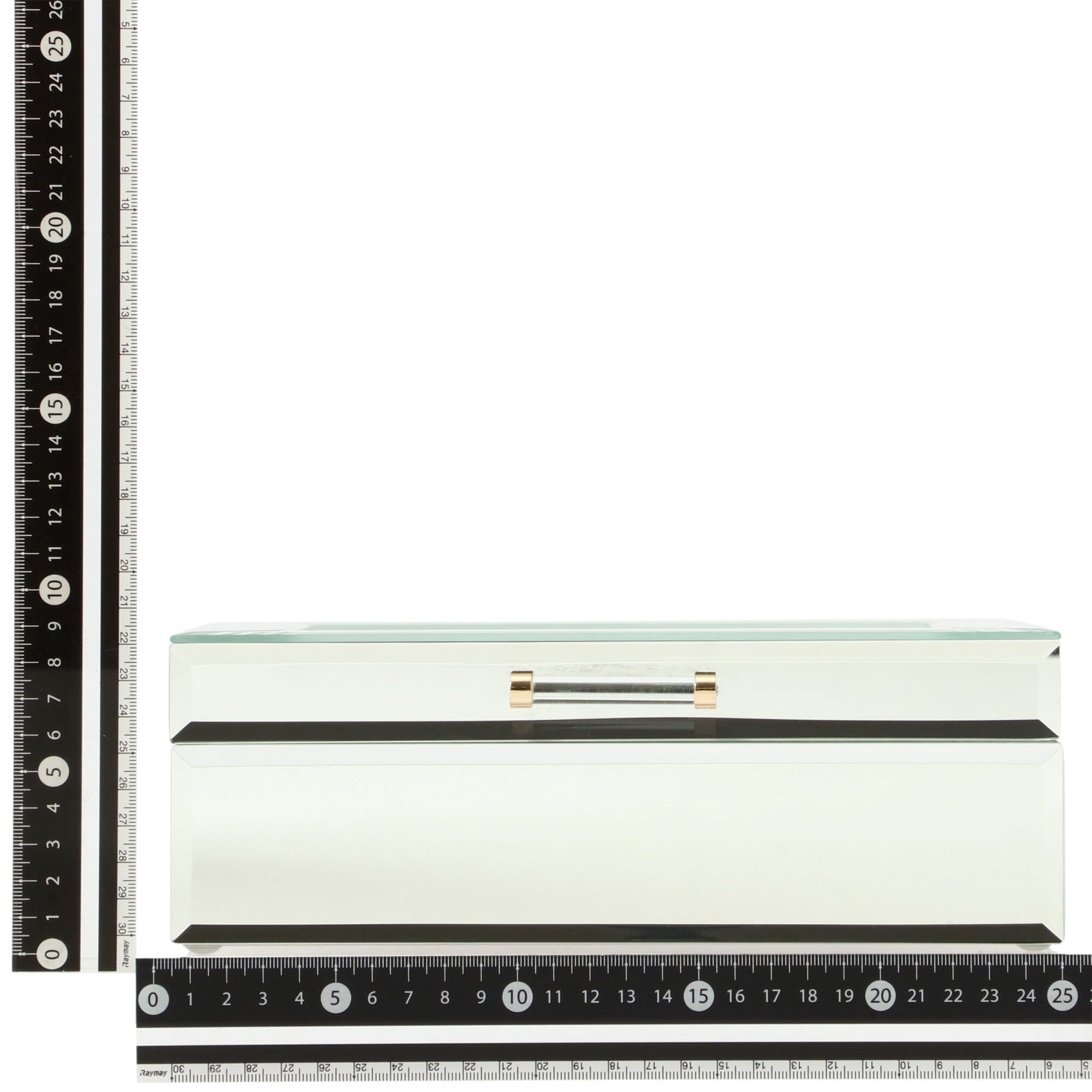 Large Mirror Jewelry Box - Elegant Organizer for Necklaces, Rings & Earrings - Perfect for Dressing Table & Travel