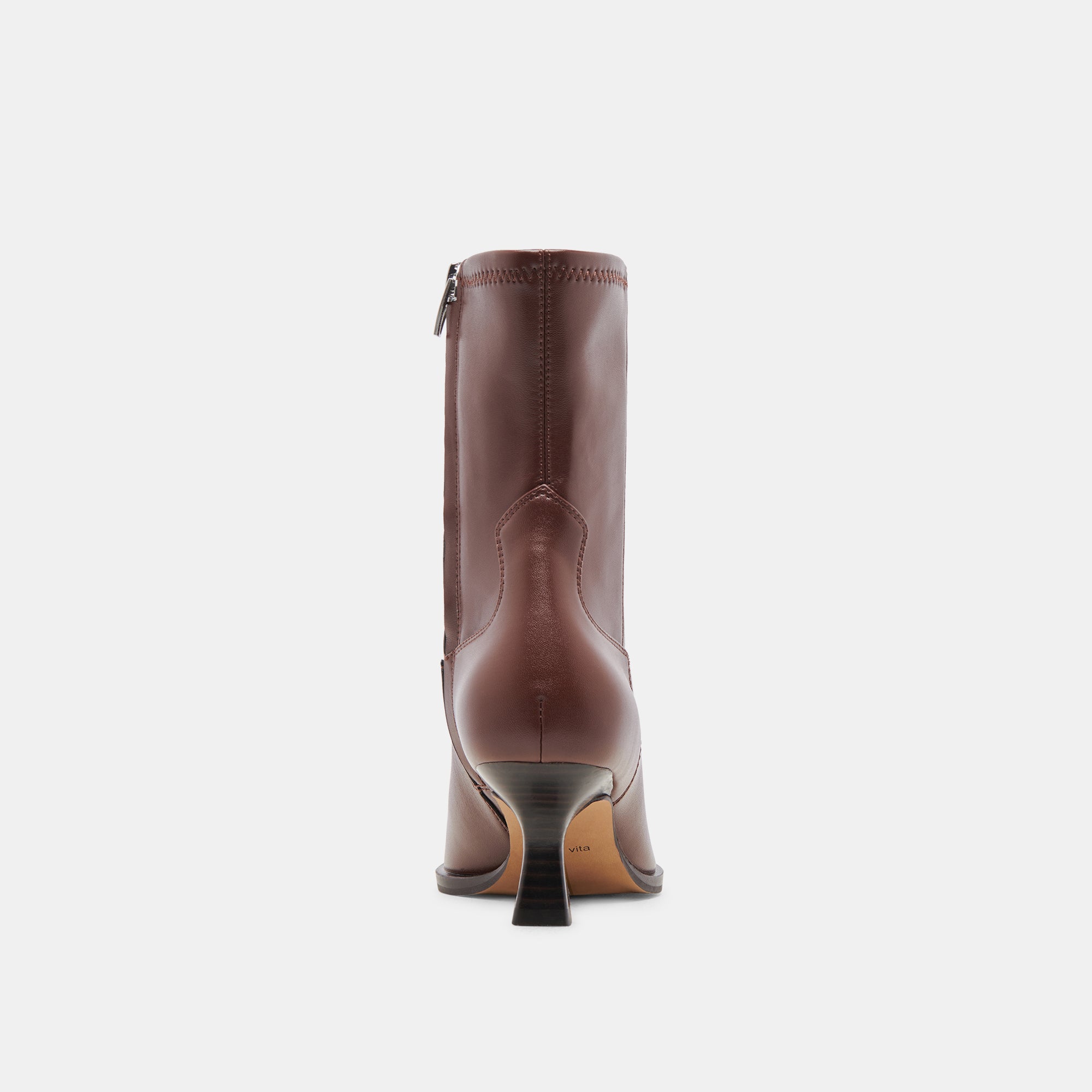 ARYA BOOTS Chocolate Brown Leather Ankle Boots for Women - Stylish & Comfortable for Casual, Office & Outdoor Wear