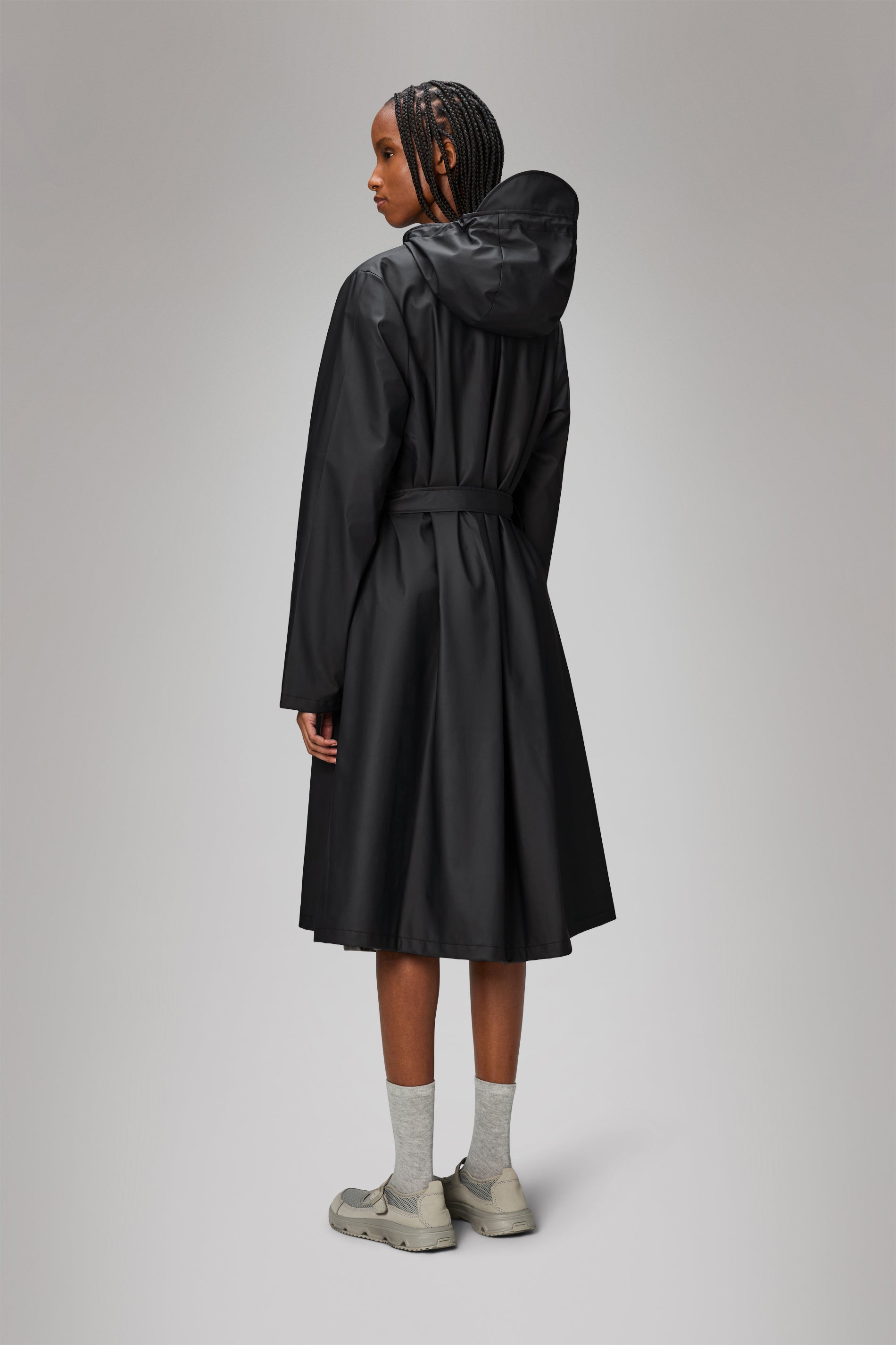 Elegant A-Line Long Women's Jacket - Stylish Outerwear for Fall & Winter | Perfect for Office, Dating & Casual Wear