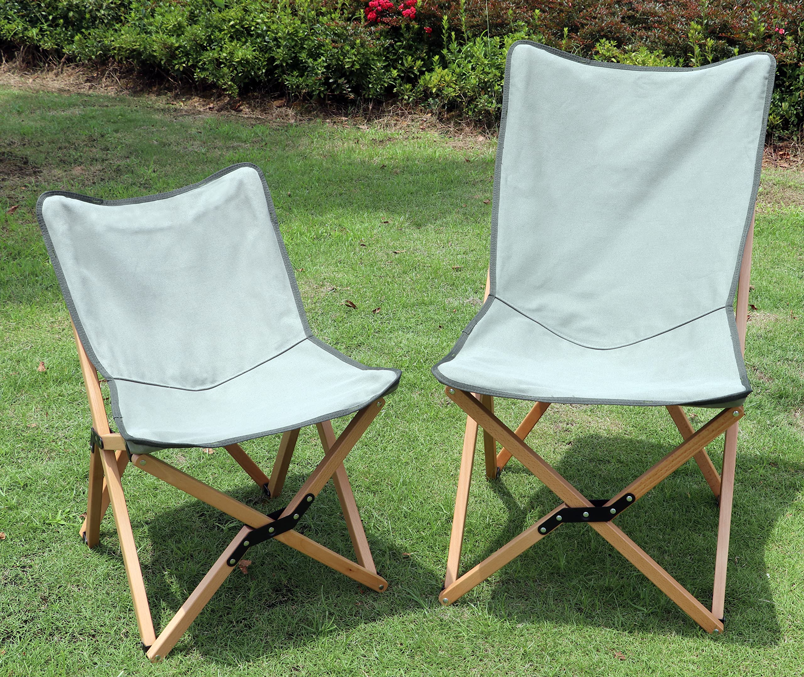 Portable Folding Camping Chair - Lightweight Wooden Outdoor Chair with Carry Bag for Picnic, Travel, Beach, Garden & BBQ | Perfect for Camping Trips, Backyard Parties & Outdoor Adventures