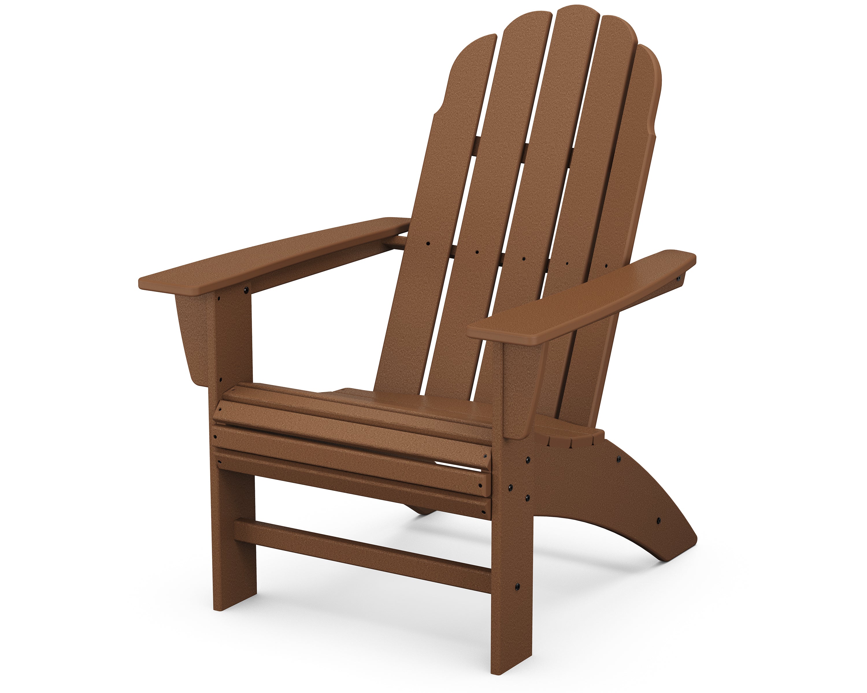 POLYWOOD Vineyard Curveback Adirondack Chair - Durable Outdoor Furniture for Patio, Poolside & Garden - Weather-Resistant Recycled Plastic Material - Perfect for Backyard Relaxation & Entertaining