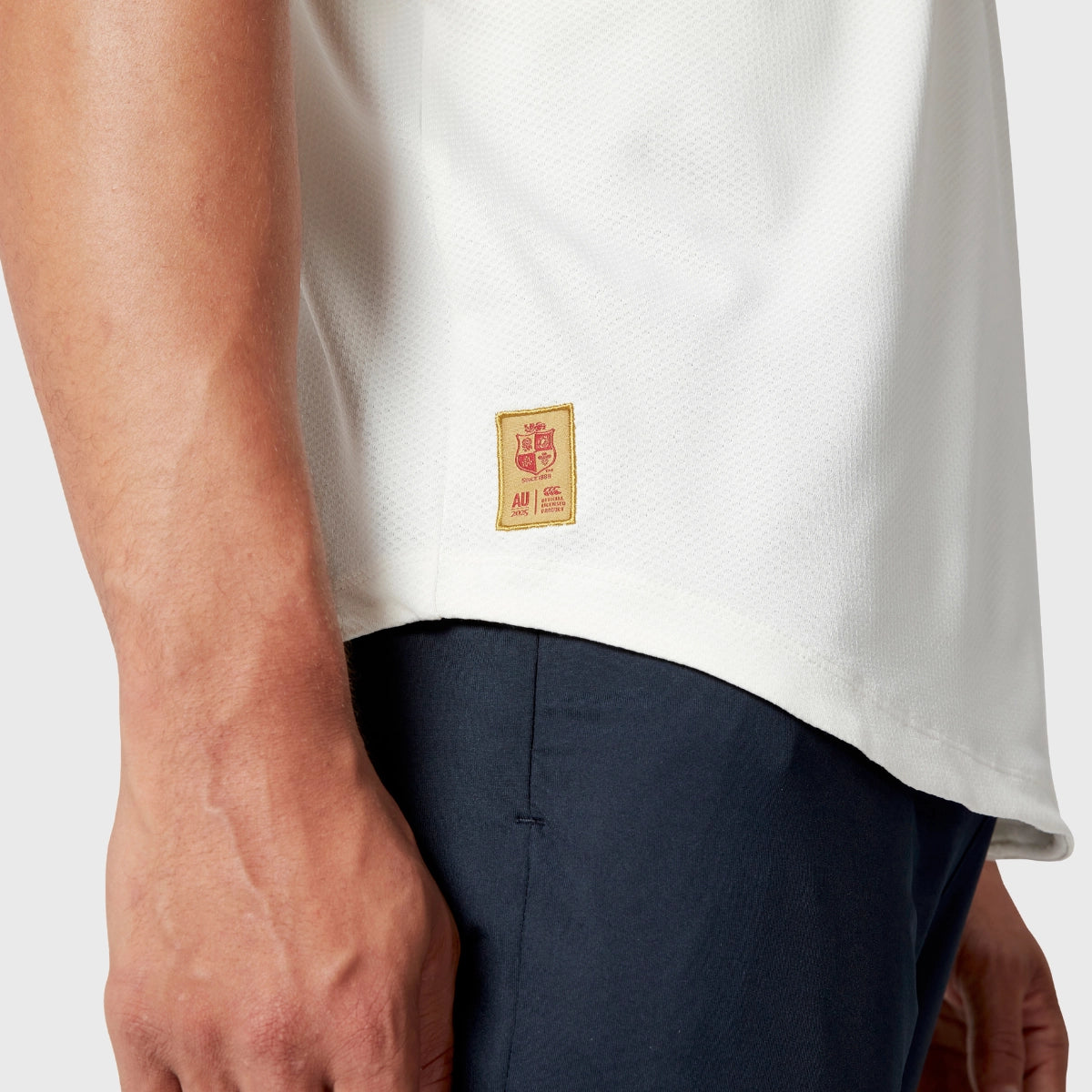 Canterbury British & Irish Lions Men's Performance Polyester Polo Shirt - White - Rugby, Golf & Casual Wear