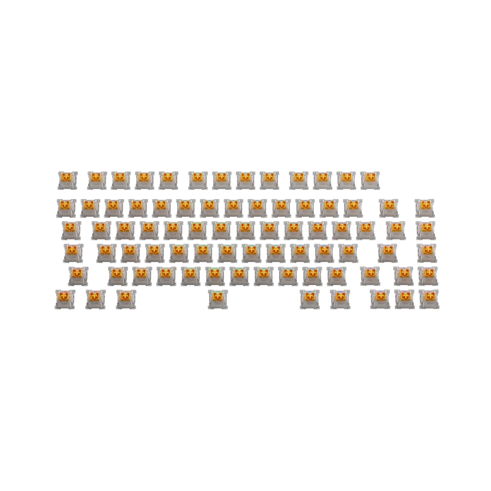 Glorious Panda Silent Mechanical Keyboard Switches - 75% ANSI Layout for Quiet Typing | Perfect for Office, Gaming & Programming