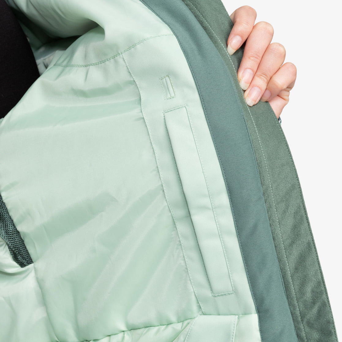 Roxy Jetty Block Verde Print Snow Jacket for Women - Waterproof Winter Coat for Skiing, Snowboarding & Outdoor Adventures